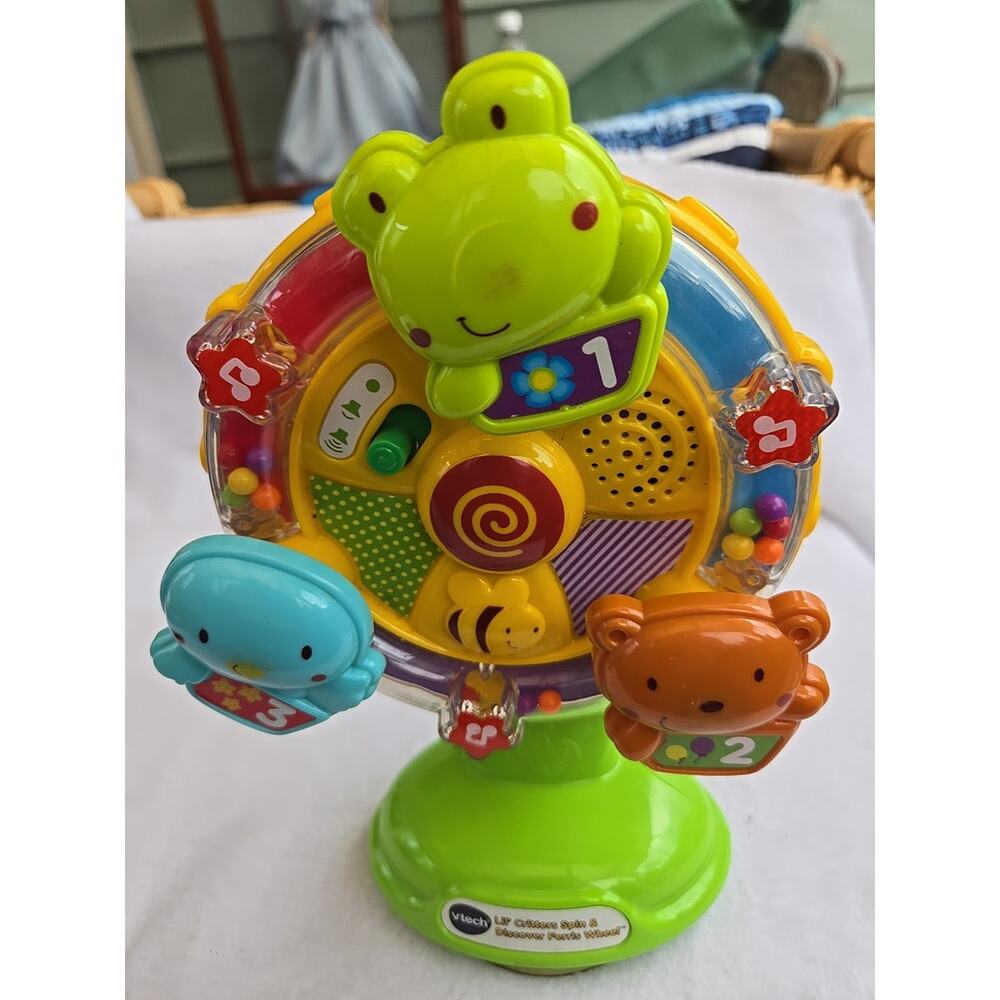 VTech Lil' Critters Spin and Discover Ferris Wheel (green and Yellow)